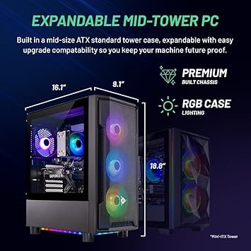 Skytech Shadow Gaming PC de escritorio